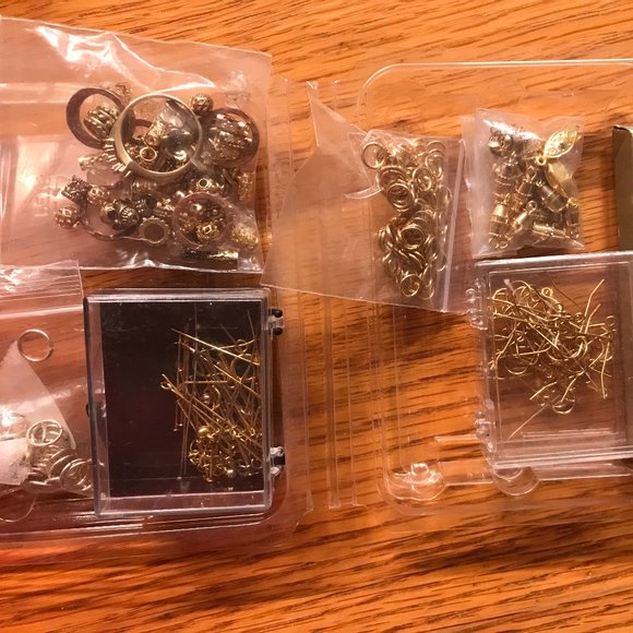 Gold tone  bundle Jewelry making supply - Picture 2 of 5